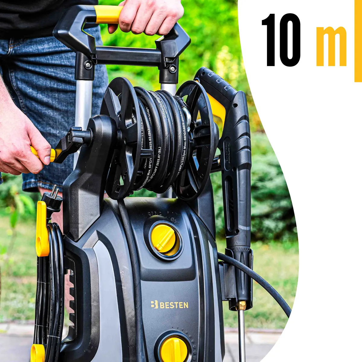 Myjka ciśnieniową BESTEN BE0002883 wąż 10m